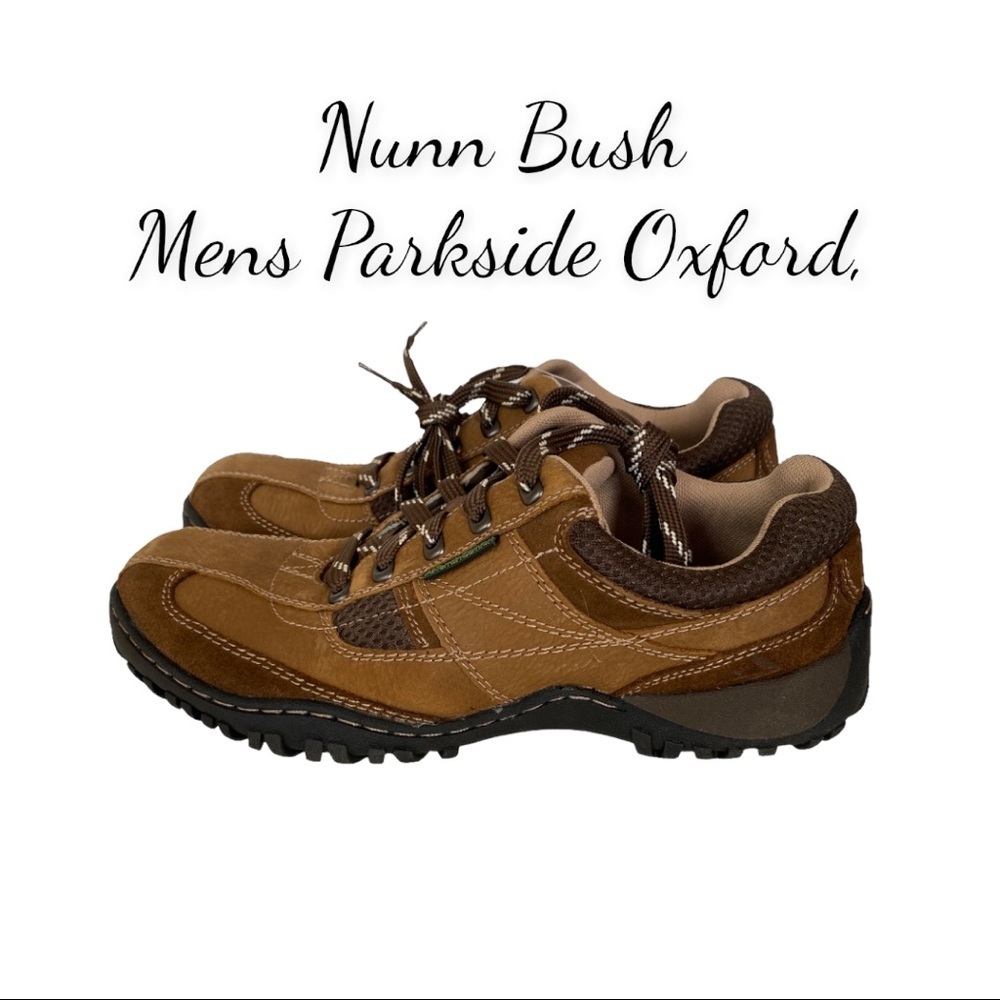 NIB Nunn Bush Mens Parkside Comfort Hiking Shoe, Prairie Beige